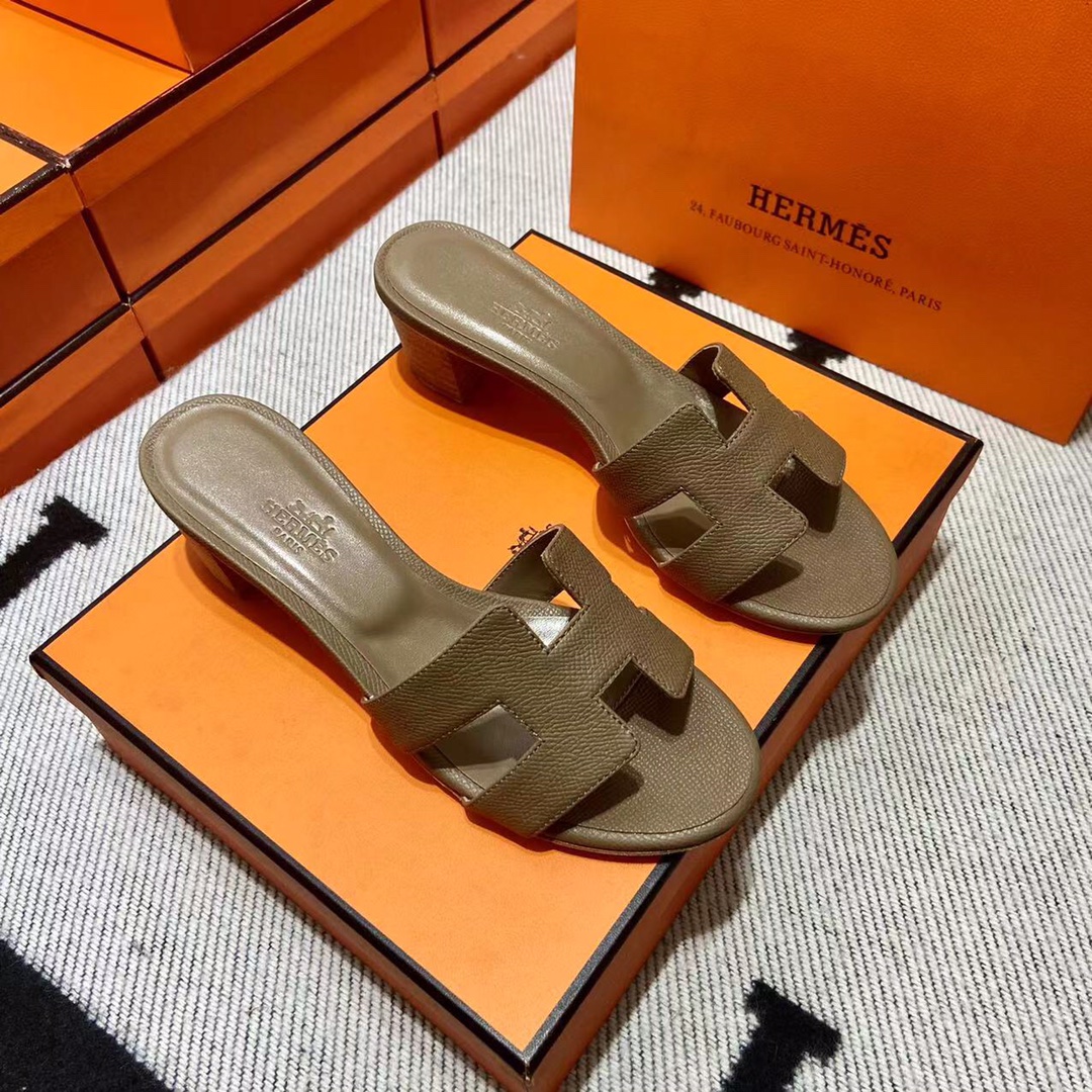 에르메스 올수공 오아시스 슬리퍼 샌들 앱송 10